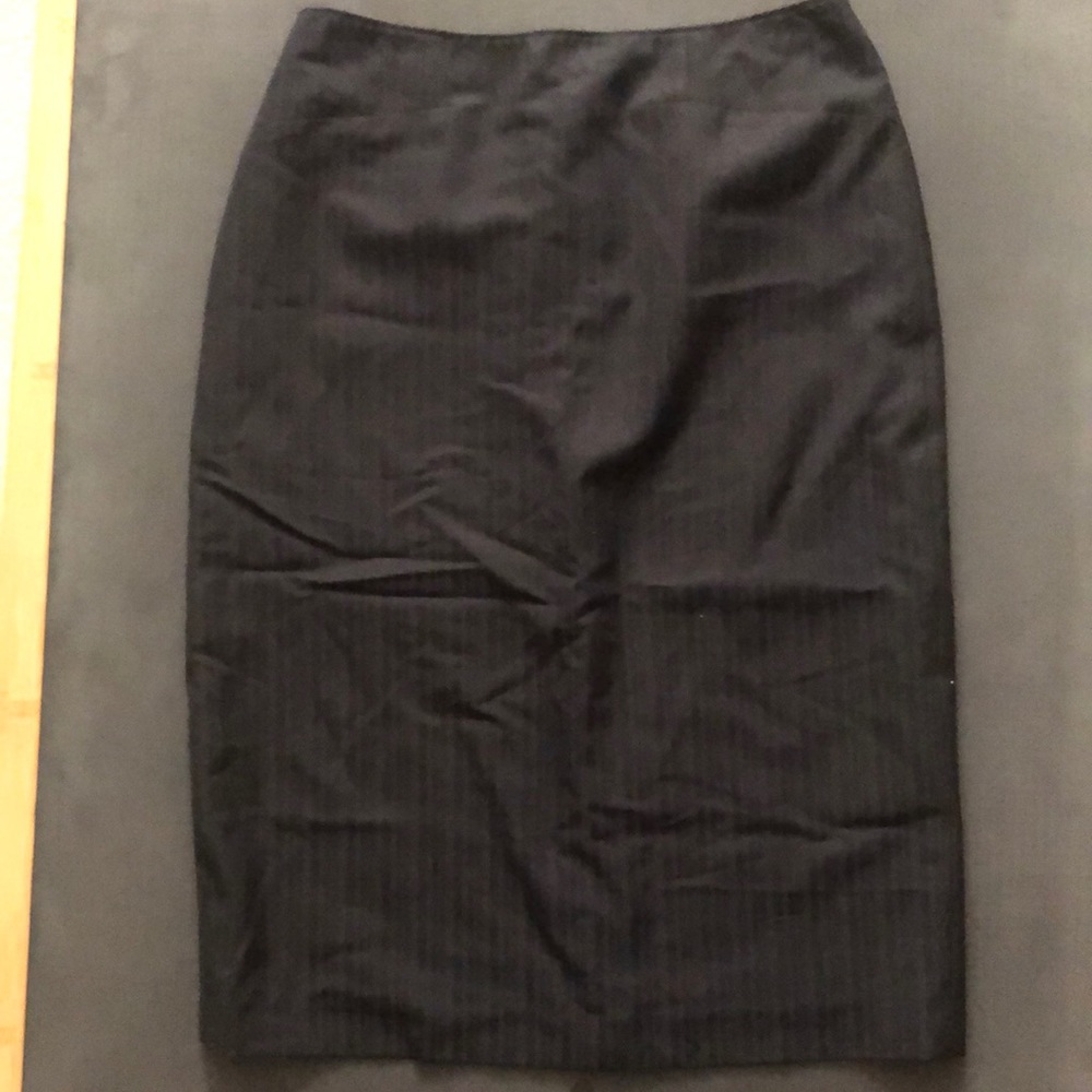 Caslon pinstripe lined pencil  skirt